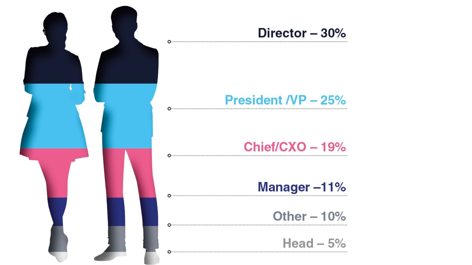 Attendee Seniority Graph - 5th Novel Conjugates Summit